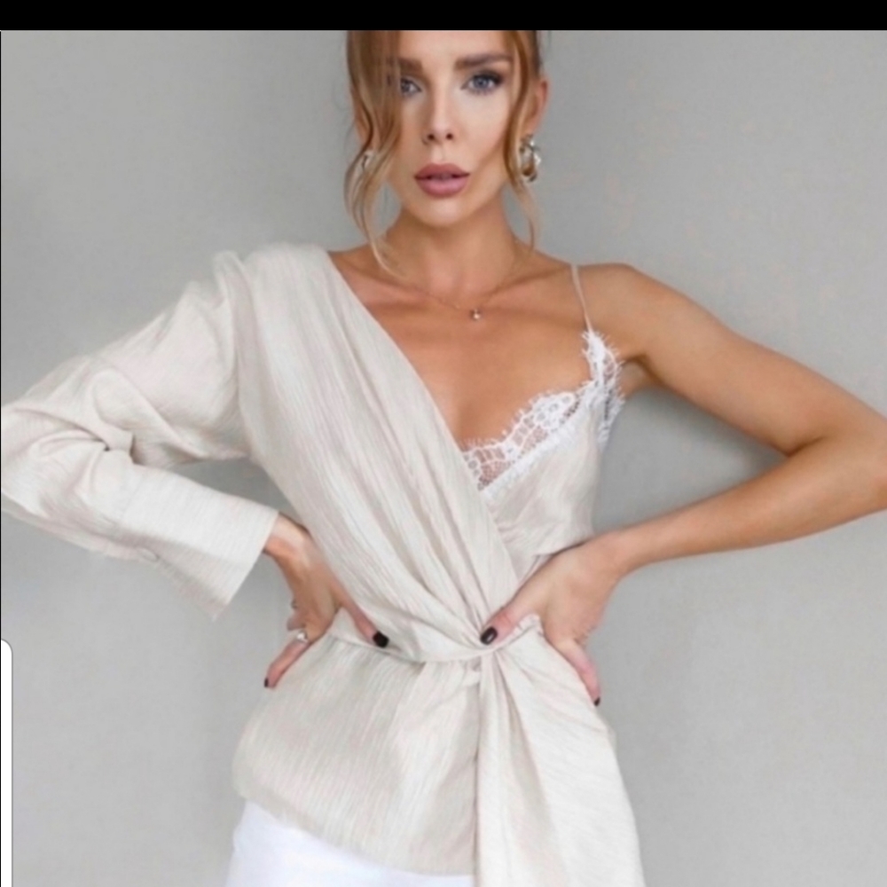 Zara asymmetrical camisole top
